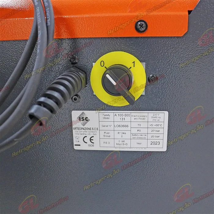 Estação para Manutenção de Ar Condicionado ISC Rally Pro R134-A - 220v — foto 8