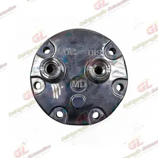 Tampa Traseira do Compressor 7H15 Fiat Iveco Tector / Máquina Massey Ferguson 9790 / Trator TM
