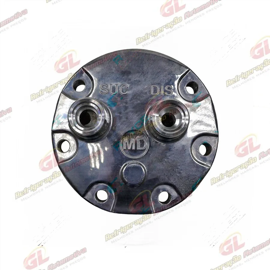Tampa Traseira do Compressor 7H15 Fiat Iveco Tector / Máquina Massey Ferguson 9790 / Trator TM