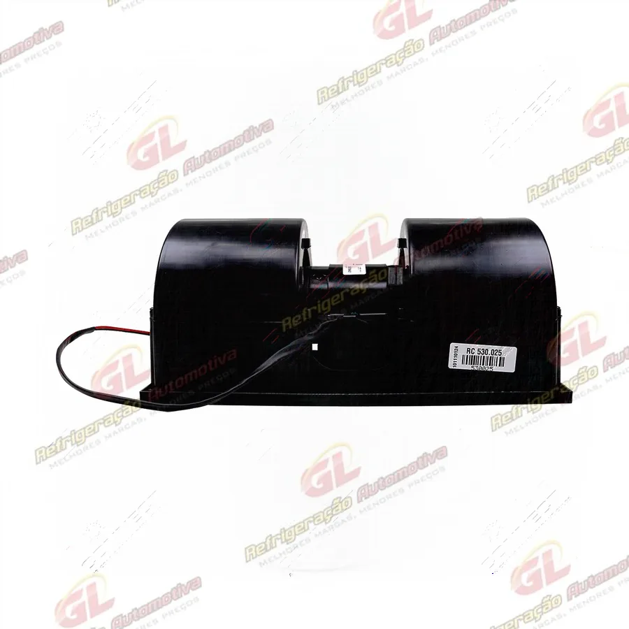 Ventilador Universal com Caracol 2 Eixos 1 Velocidade Turbina 114mm - 24 Volts