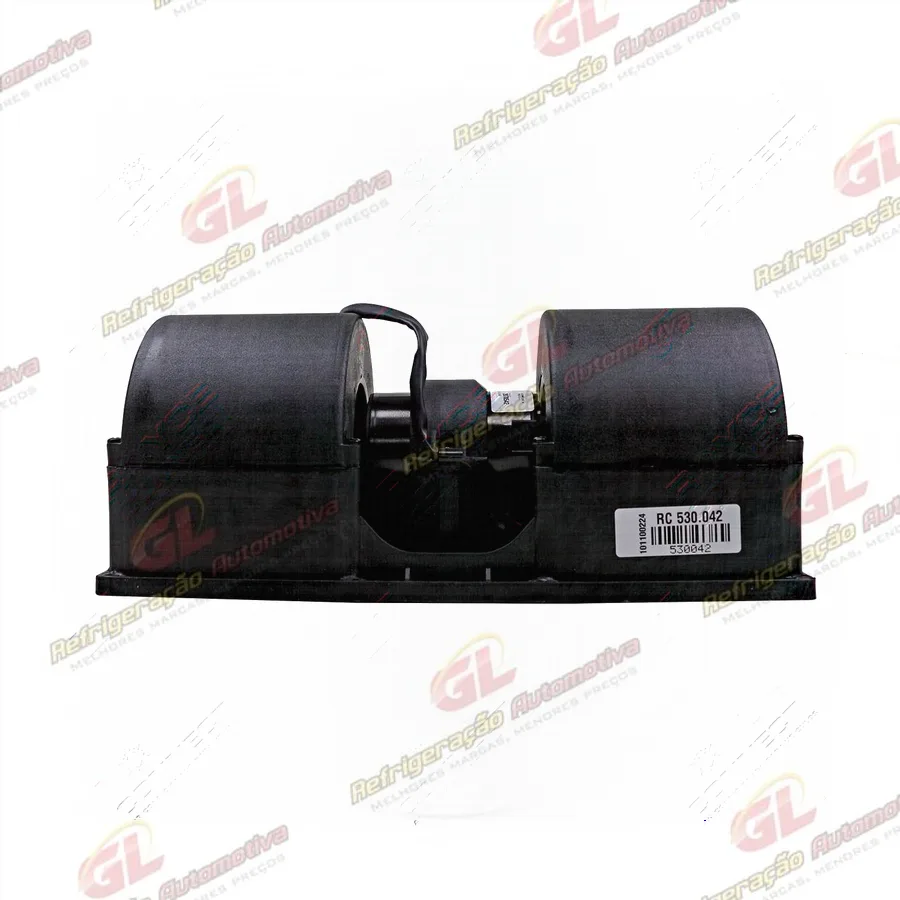 Ventilador Universal com Caracol 2 Eixos 1 Velocidade Turbina 100mm - 24 Volts