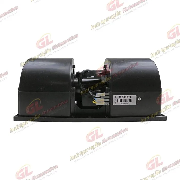 Ventilador Universal com Caracol 2 Eixos 3 Velocidades Turbina 114mm 12 Volts - OEM: 32729820/ 32730010