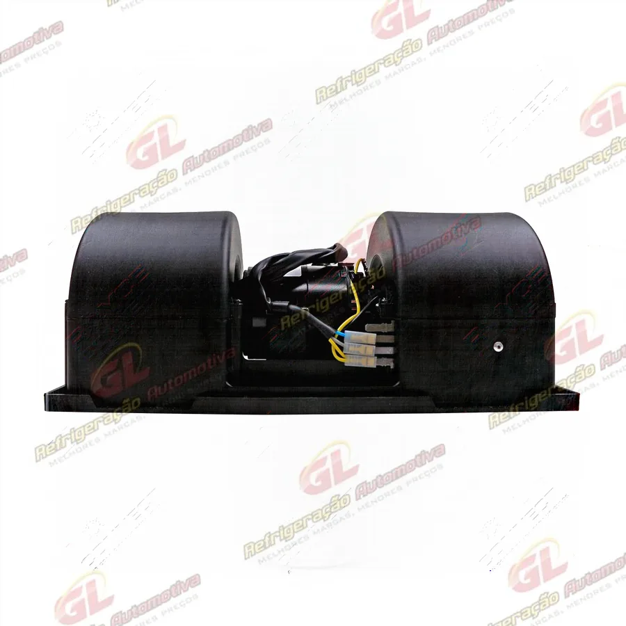 Ventilador da Caixa Evaporadora Máquina T74-71 R100CC 2 Eixos 3 Velocidades c/Caracol - 12 Volts