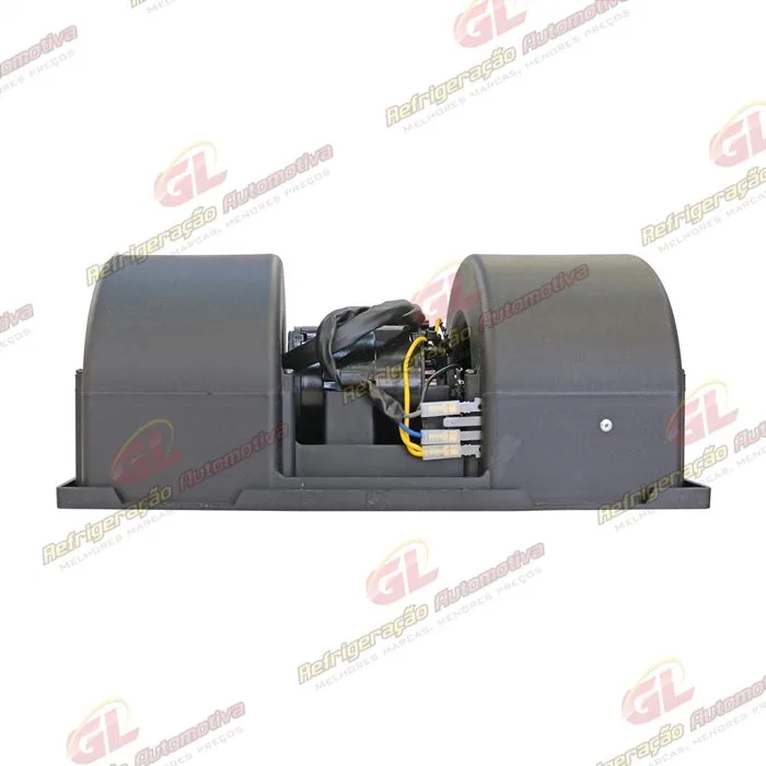 Ventilador da Caixa Evaporadora Ônibus Sistema Valeo/ Retroescavadeira Volvo BL60/ BL60B/ BL61/ BL61B/ BL70/ BL70B/ BL71B/ Retroescavadeira JCB 3CX - 12 Volts OEM: VOE16232436/ OEM CAT: 275-3990/ 417-8129