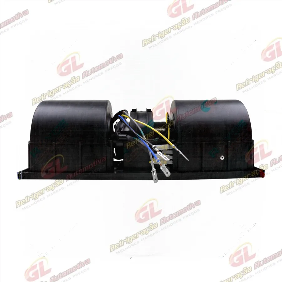 Ventilador Universal 2 Eixos com 3 Velocidades c/ Caracol Turbina 80mm - 24 Volts