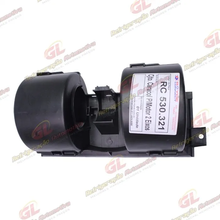 Caracol para Ventilador Universal Bosch 2 eixos - Plástico — foto 4
