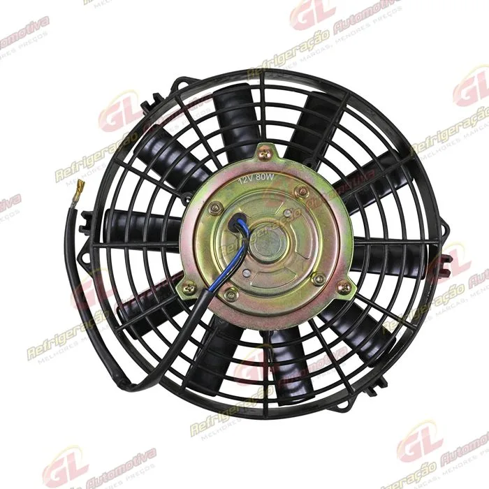 Eletroventilador Universal 09 Polegadas Pás Reta - 12 Volts