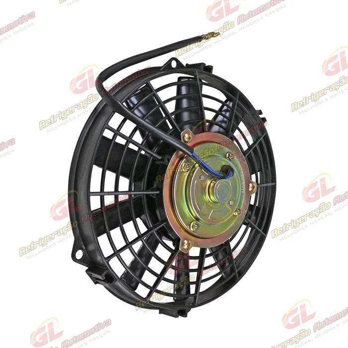 Eletroventilador Universal 09 Polegadas Pás Reta - 12 Volts — foto 3