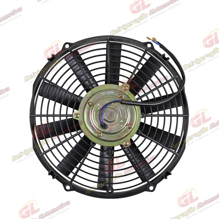 Eletroventilador Universal Pás Reta 12 Polegadas - 12 Volts OEM: 82351700