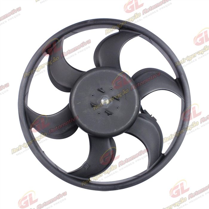 Eletroventilador do Radiador Volkswagen Gol G3 1.0 Turbo 1.6/ 1.8/ 2.0 1999> c/ Ar Condicionado 320mm - 12 Volts