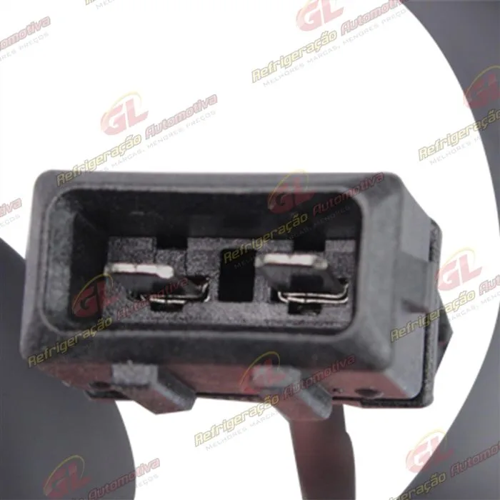 Eletroventilador do Radiador Volkswagen Gol G3 1.0 Turbo 1.6/ 1.8/ 2.0 1999> c/ Ar Condicionado 320mm - 12 Volts — foto 3