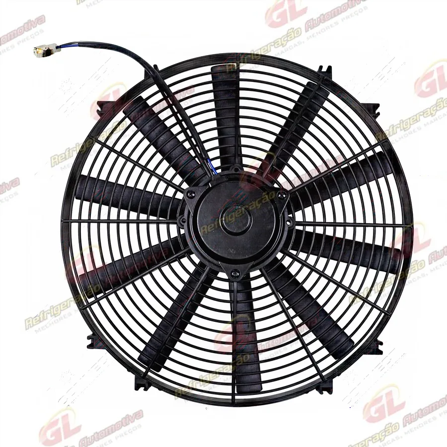 Eletroventilador Universal Aspirante 16 Polegadas Pás Reta - 12 Volts OEM: 6298304M91