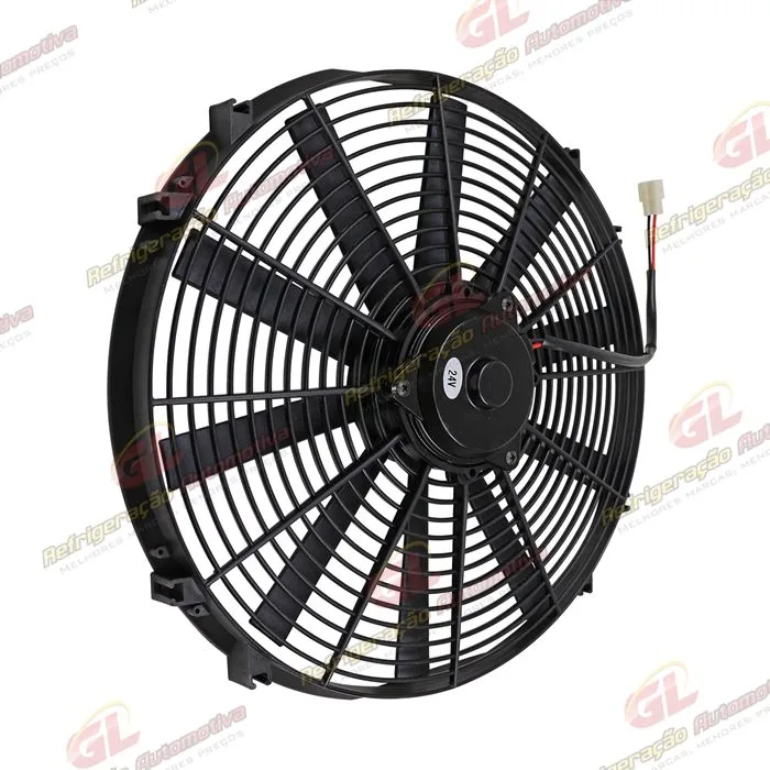 Eletroventilador Universal 16 Polegadas Pás Reta - 24 Volts — foto 3