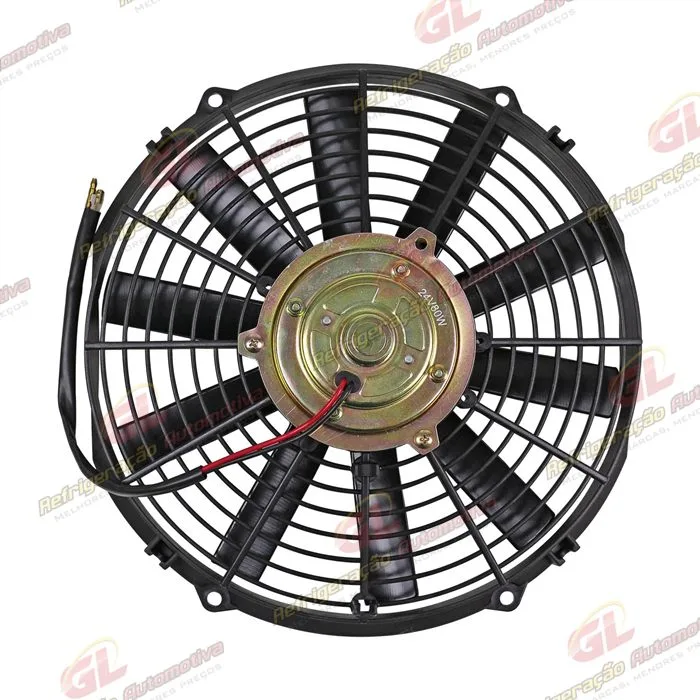 Eletroventilador Universal 12 Polegadas Pás Reta - 24 Volts