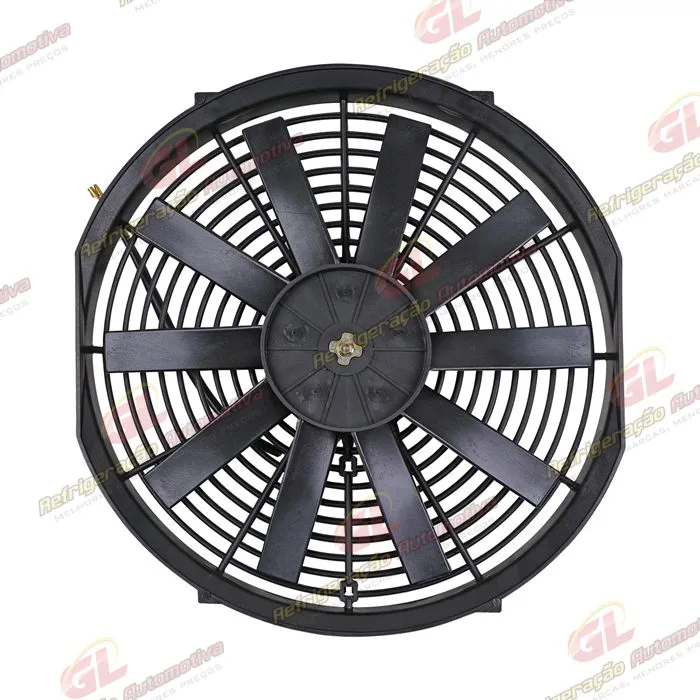 Eletroventilador Universal 14 Polegadas Pás Reta - 24 Volts - Qualidade BB — foto 2