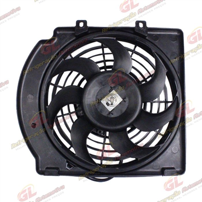 Eletroventilador do Condensador Chevrolet Corsa/ Celta Zexel 1999 Até 2002/ Corsa Milenium >2009 - 12 Volts OEM: 93286686