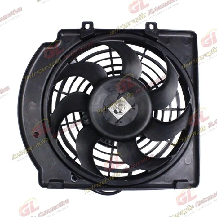 Eletroventilador do Condensador Chevrolet Corsa/ Celta Zexel 1999 Até 2002/ Corsa Milenium >2009 - 12 Volts OEM: 93286686