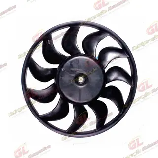 Eletroventilador do Radiador Chevrolet Celta 2001 Até 2005 - 12 Volts OEM: 93309119
