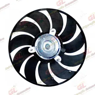 Eletroventilador do Radiador Ford Ka Rocam 1999 Até 2013/ Fiesta 1999 Até 2006 Modelo Antigo - 12 Volts OEM:1S558C607BA