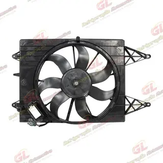 Eletroventilador do Radiador Volkswagen Polo/ Gol G5/ Saveiro G5/ Voyage/ Fox 3 Pinos Todos 2007> Importado - 12 Volts