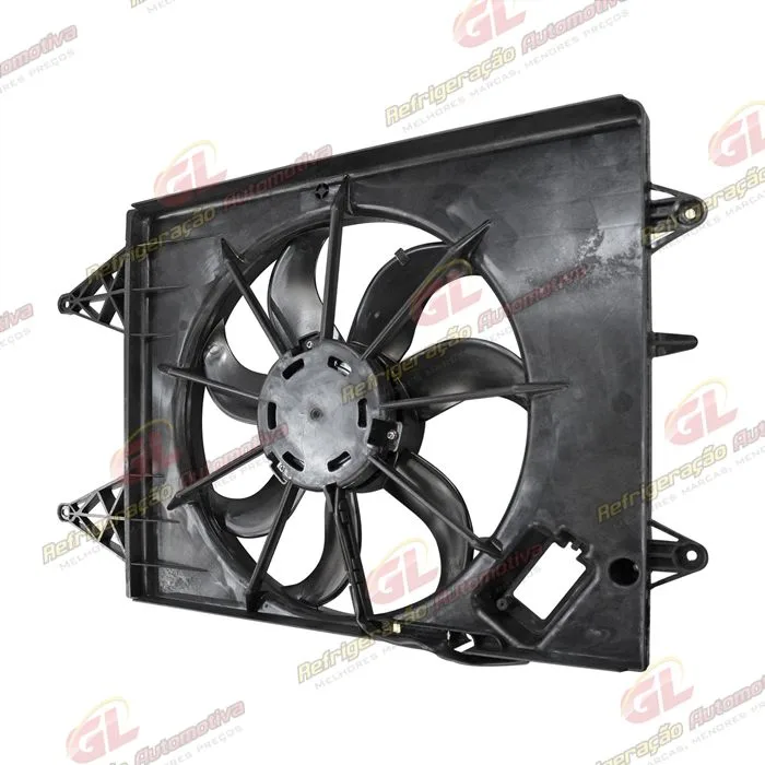 Eletroventilador do Radiador Volkswagen Polo/ Gol G5/ Saveiro G5/ Voyage/ Fox 3 Pinos Todos 2007> Importado - 12 Volts — foto 5