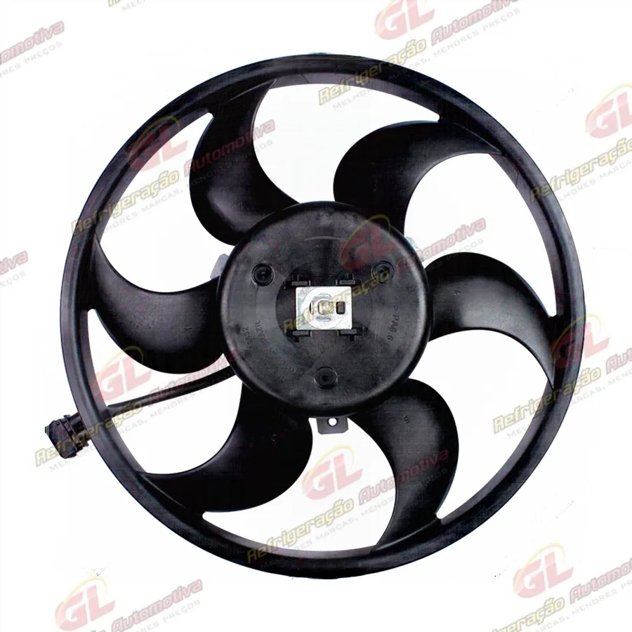 Eletroventilador do Radiador Volkswagen Gol G3 1.0 Turbo/ 1.6/1.8/2.0 1999 Até 2005 c/ Ar Condicionado - 12 Volts 320mm