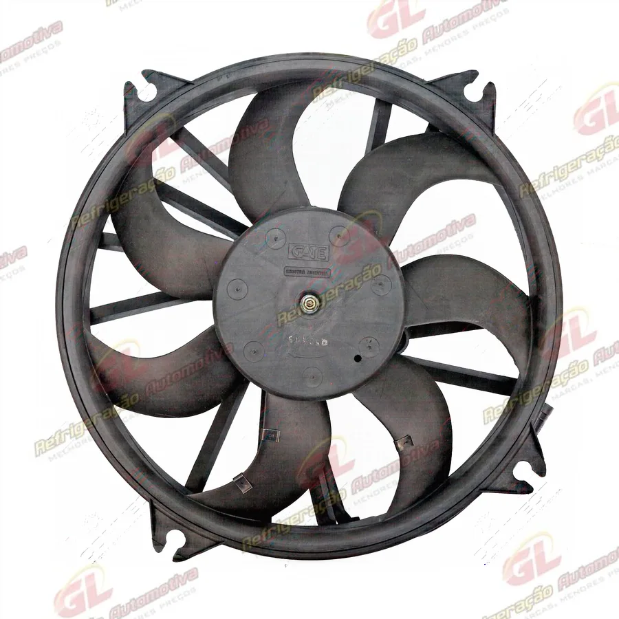 Eletroventilador do Radiador c/ Defletor Peugeot 307/ 308/ 408 1.6/1.8 2002>/ Citröen C4 2.0 2004>/ Citroën C4 Louge 2014> - 12 Volts OEM: 1253K7