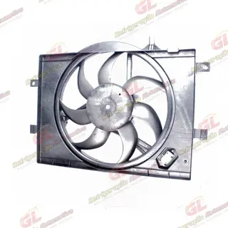 Eletroventilador do Radiador c/ Defletor Fiat Palio 1.0 Young/1.3 /1.4 2001 Até 2003 / Idea 1.4/1.8 2006 Até 2010 Sistema Behr - 12 Volts OEM: 46799284 / 51797700