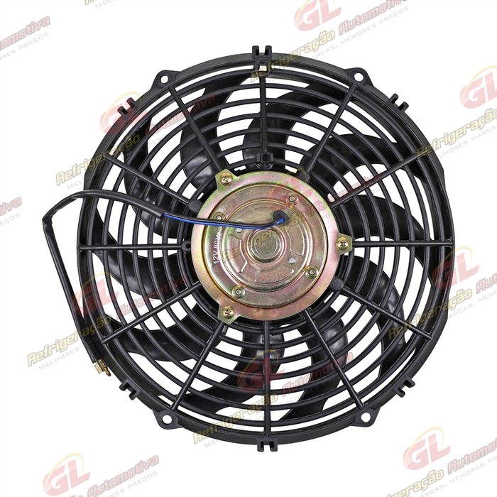 Eletroventilador Universal 12 Polegadas Pás em S - 12 Volts