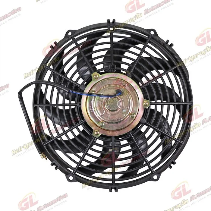 Eletroventilador Universal 12 Polegadas Pás em S - 12 Volts