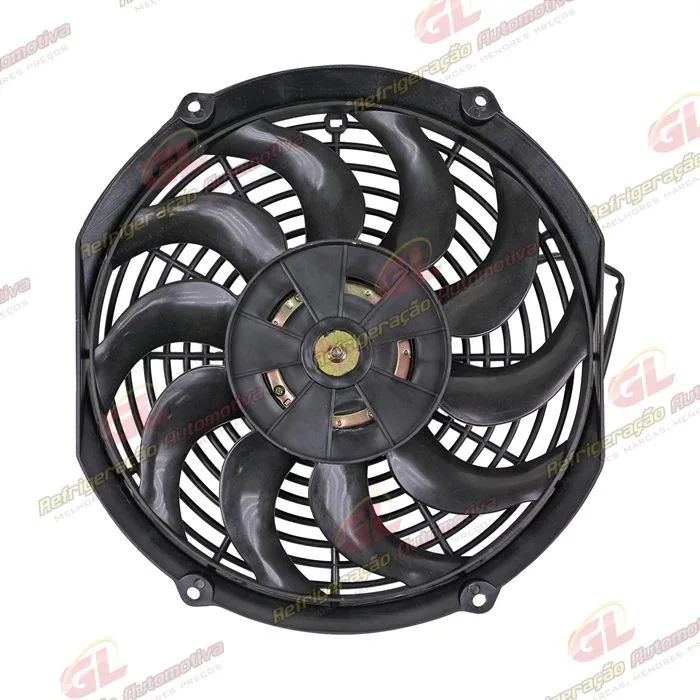 Eletroventilador Universal 12 Polegadas Pás em S - 12 Volts — foto 2