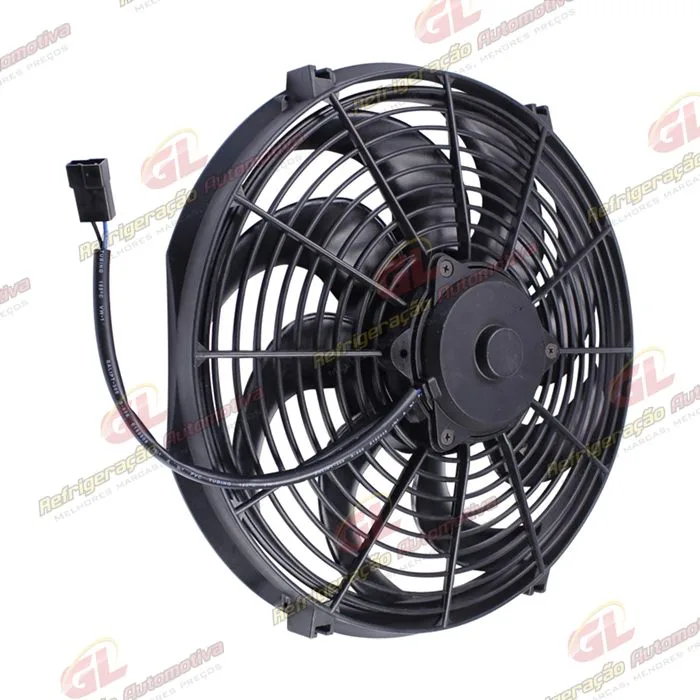 Eletroventilador Unipoint Universal Aspirante 14 Polegadas Pás em S - 12 Volts — foto 3