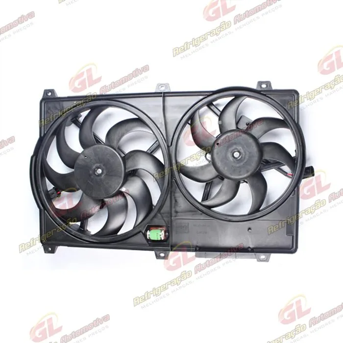 Eletroventilador do Radiador c/ Defletor Fiat Ducato 2.3 JTD 2009>/ Renault Jumper/ Citroën Boxer - Sistema Modine - 12 Volts OEM: 1364597080 / 1371638080