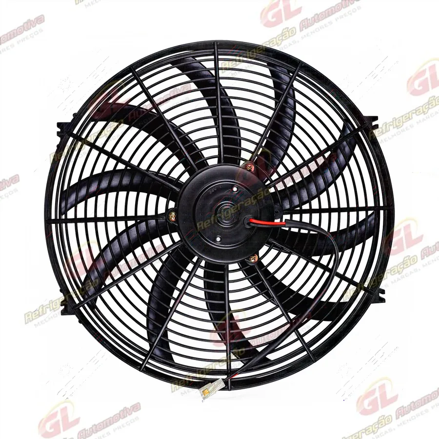 Eletroventilador Universal 16 Polegadas Pás em S - 24 Volts
