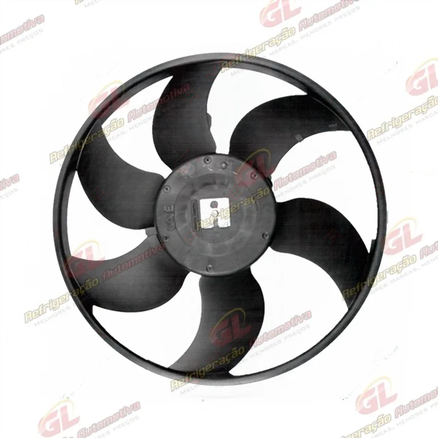 Eletroventilador do Radiador Renault Clio AG/ Kangoo 1.6 1996>/ Scenic 1.6/2.0 1996>/ Symbol 1.6 2009>/ Megane 1.6 1998 Até 2008 - 12 Volts OEM: 7701045816