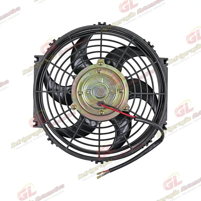 Eletroventilador Universal Pás em S 10 Polegadas - 24 Volts