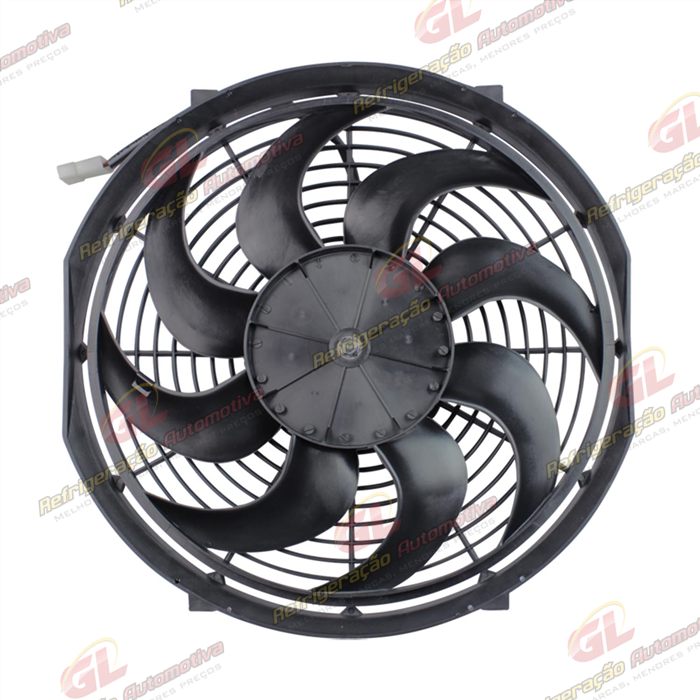 Eletroventilador Universal Unipoint Soprante Pás em S 14 Polegadas - 24 Volts