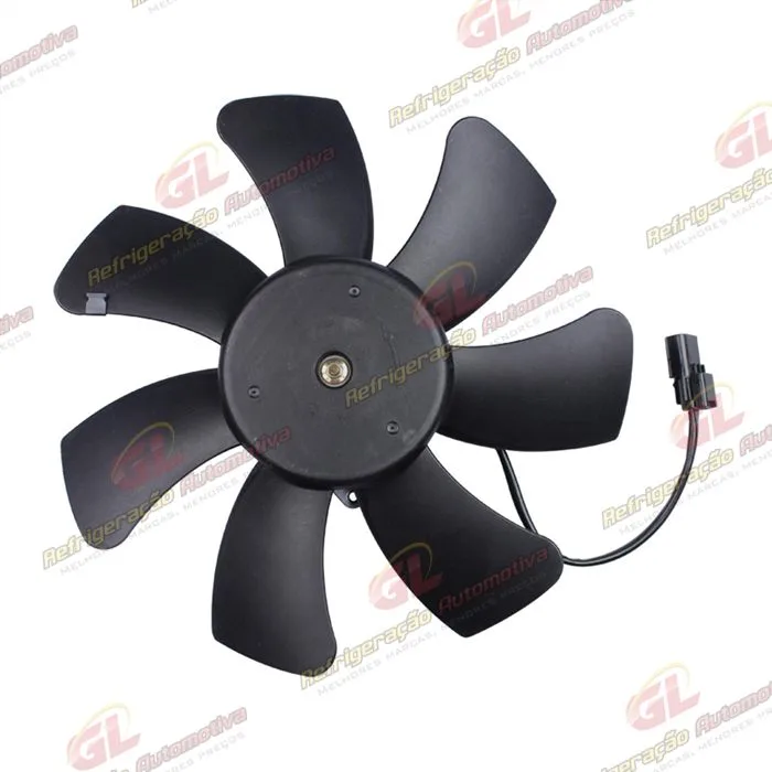 Eletroventilador do Condensador Honda City / Fit 2009> - 12 Volts OEM: 38616RB0003/ 38611RRAA01