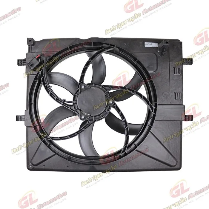 Eletroventilador do Radiador c/Defletor Chevrolet S10 2.4L 2013> Sistema Delphi - 12 Volts OEM: 94770515