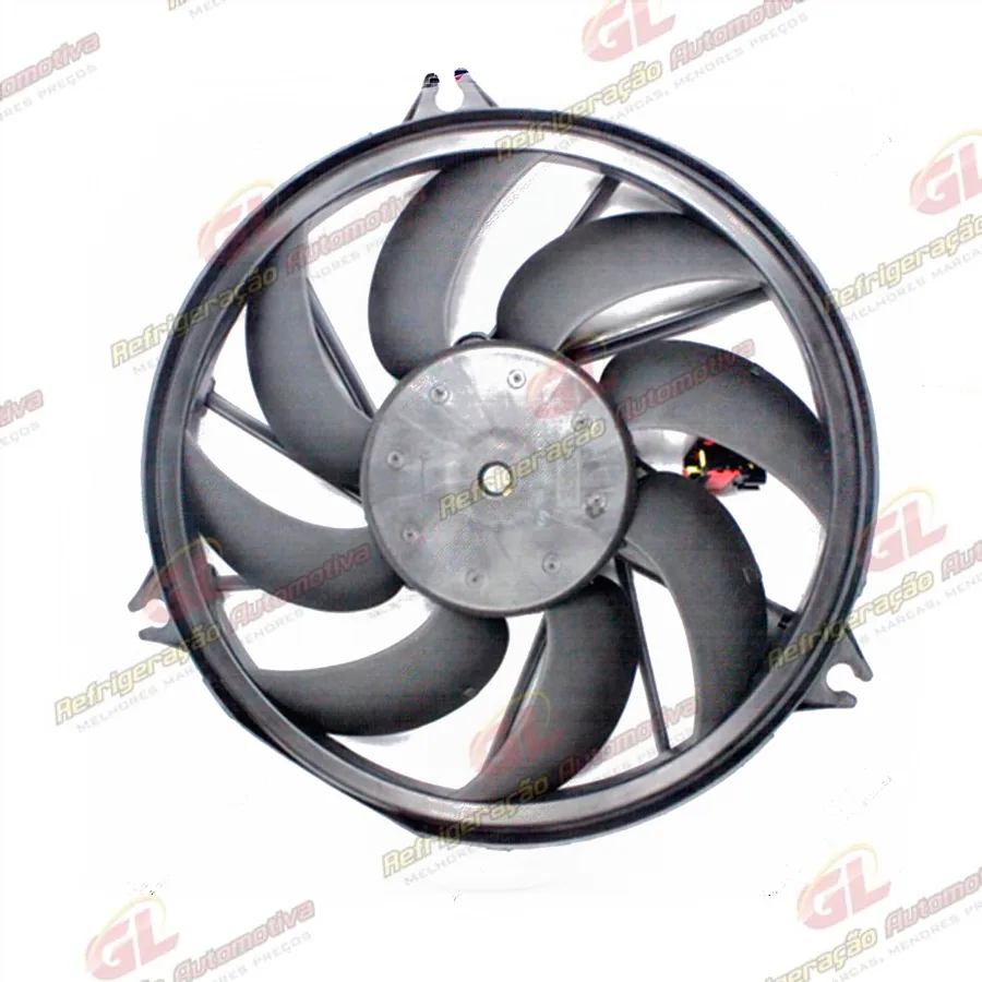 Eletroventilador do Radiador c/ Defletor Peugeot 207 1.4/1.6 todos 2008> - 12 Volts OEM: 1253Q1/ 1253E0