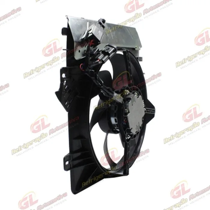 Eletroventilador do Radiador / Condensador Com Defletor Citroen C3 1.4/1.6 2003 Até 2007 Eletrônico Todos - 12 Volts OEM: 1253H3 — foto 4