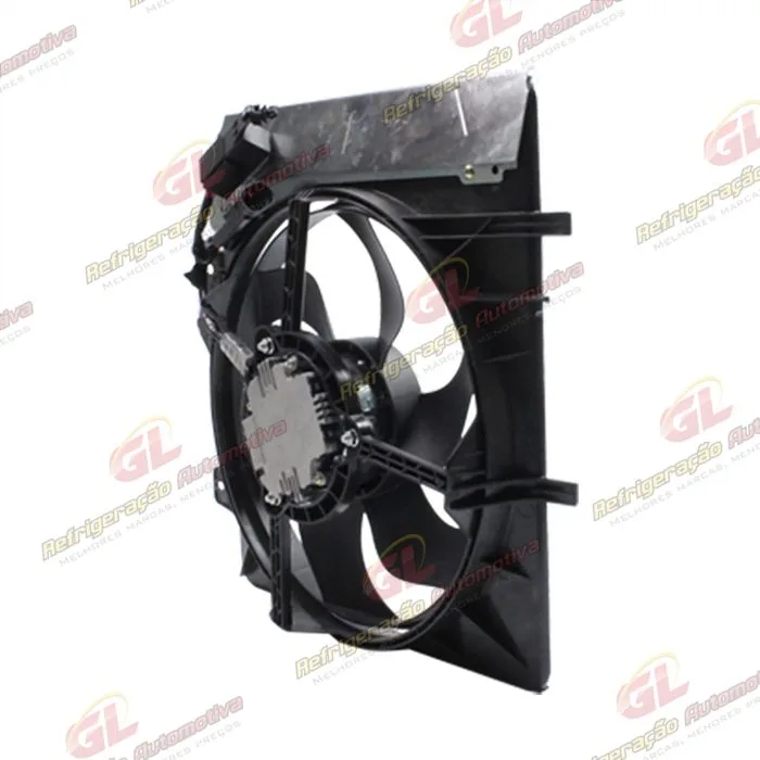 Eletroventilador do Radiador / Condensador Com Defletor Citroen C3 1.4/1.6 2003 Até 2007 Eletrônico Todos - 12 Volts OEM: 1253H3 — foto 5