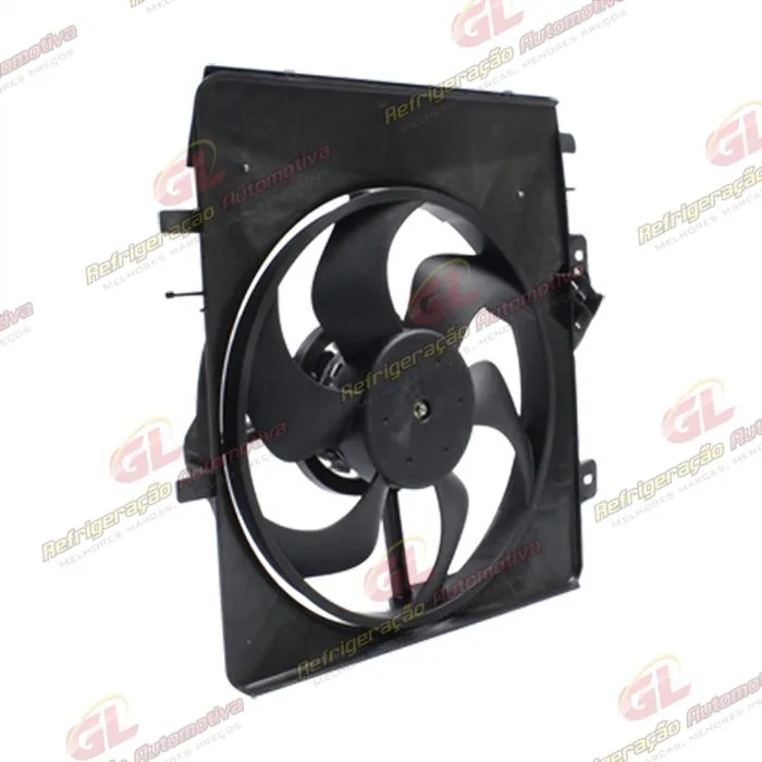 Eletroventilador do Radiador / Condensador Com Defletor Citroen C3 1.4/1.6 2003 Até 2007 Eletrônico Todos - 12 Volts OEM: 1253H3 — foto 7