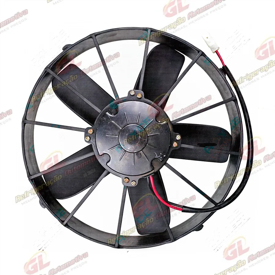 Eletroventilador Universal Aspirante 12 Polegadas Ônibus Perfil Alto Sistema Thermo King 6500hrs - 24 Volts