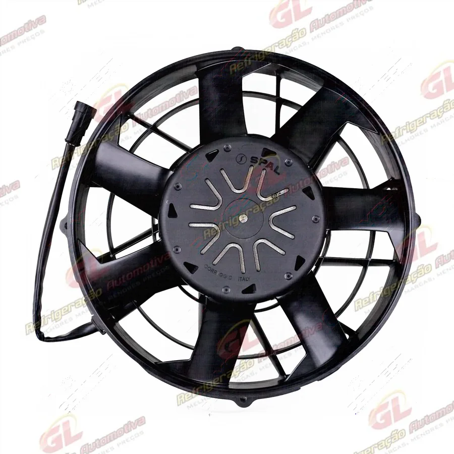 Eletroventilador Universal Spal Aspirante Eletrônico 12 Polegadas - Chicote 3 Fios - 24 Volts Spal-VA89-BBL378B/R/A-94A