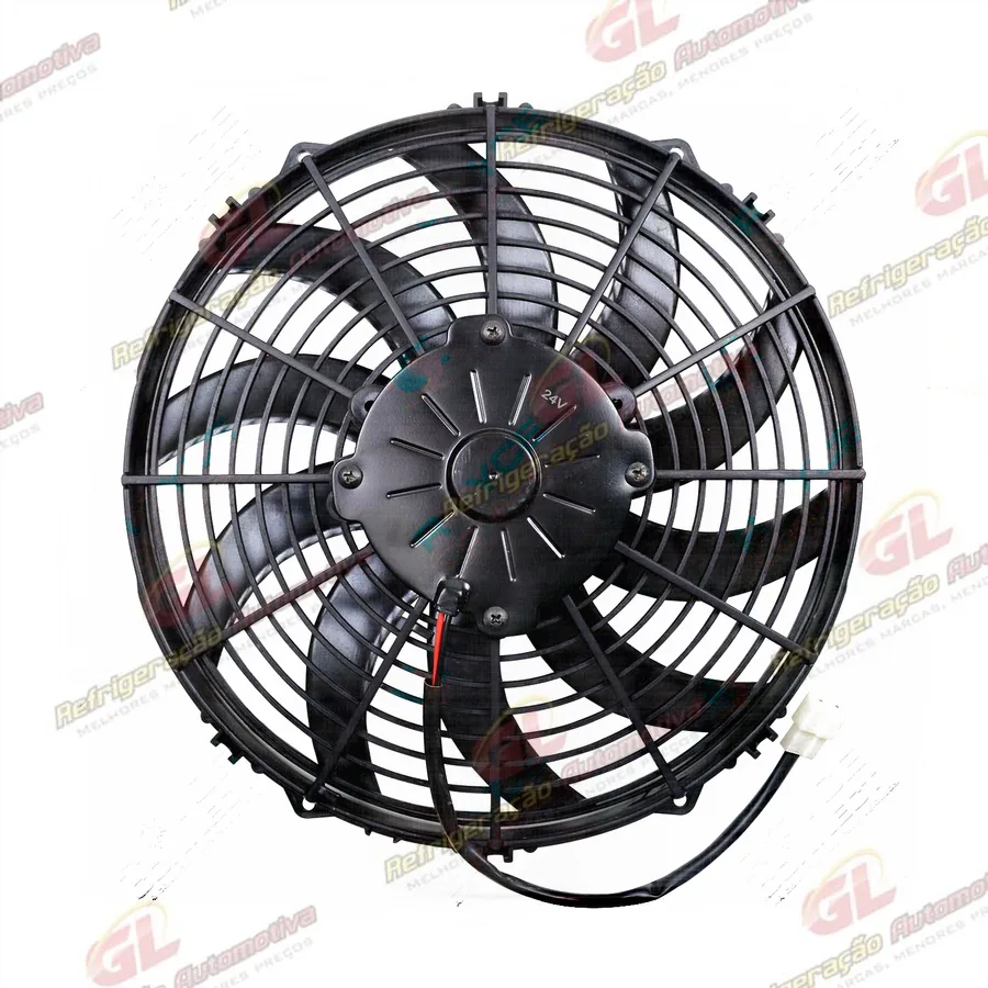 Eletroventilador Aspirante 12 Polegadas Pás Em S - 24 Volts OEM: VA10BP50/C61A