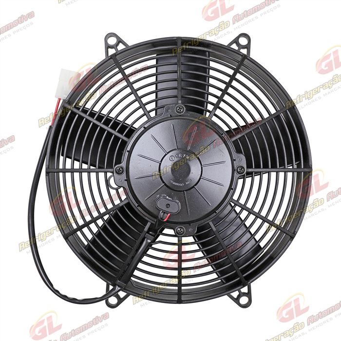 Eletroventilador Spal 10 Polegadas Aspirante Vans/ Carro Forte/ Máquina Agricola Caterpillar - 24 Volts Spal EV AS VA53-BP70L-39A
