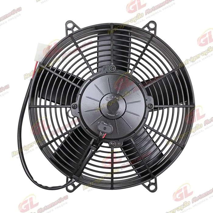 Eletroventilador Spal 10 Polegadas Aspirante Vans/ Carro Forte/ Máquina Agricola Caterpillar - 24 Volts Spal EV AS VA53-BP70L-39A
