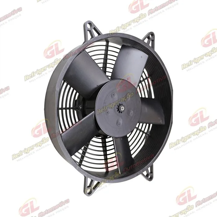 Eletroventilador Spal 10 Polegadas Aspirante Vans/ Carro Forte/ Máquina Agricola Caterpillar - 24 Volts Spal EV AS VA53-BP70L-39A — foto 4