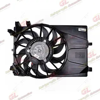Eletroventilador do Radiador c/ Defletor Chevrolet Montana 2017> - 12 Volts OEM: 52144936 / 84145990